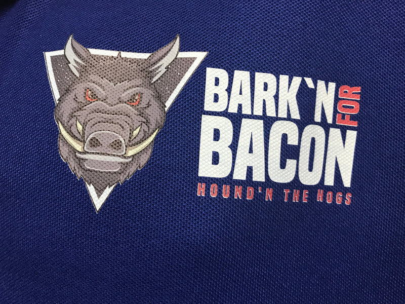 Mens Bark'n For Bacon Polo