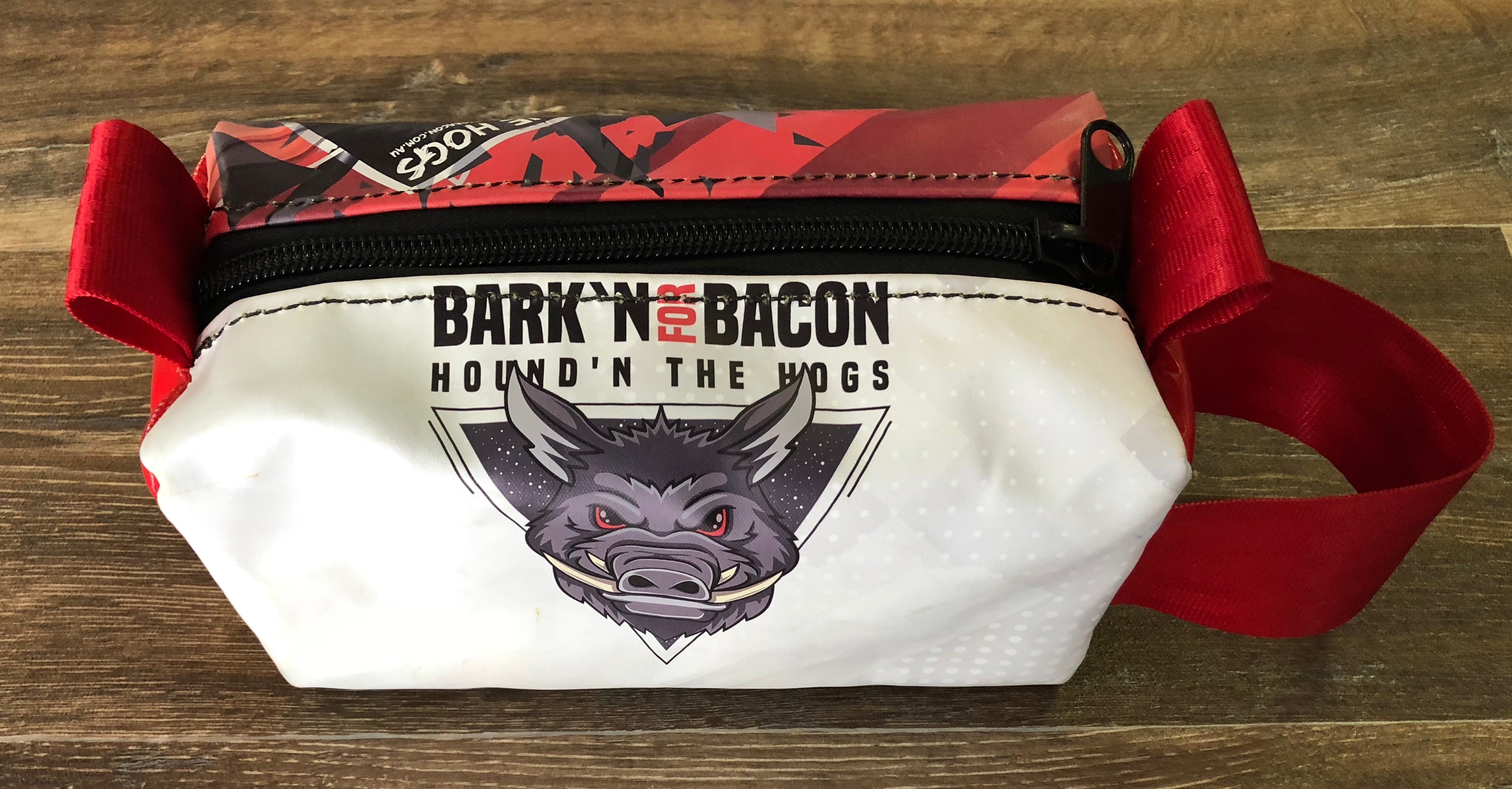 Toiletry Bag with Hound 'N the Hogs Print